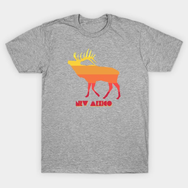 New Mexico Elk T-Shirt by esskay1000